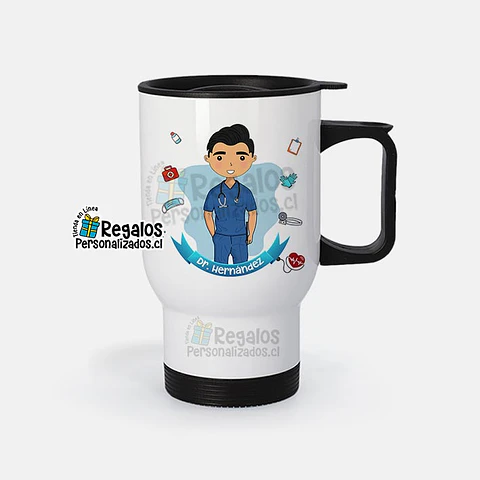 Mug térmico diseño Doctor