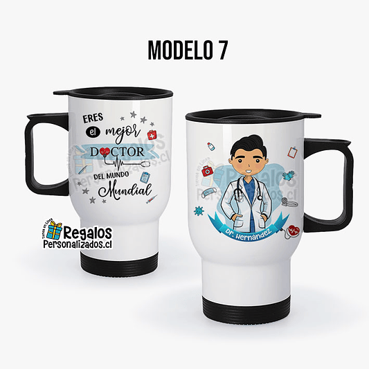 Mug térmico diseño Doctor 8