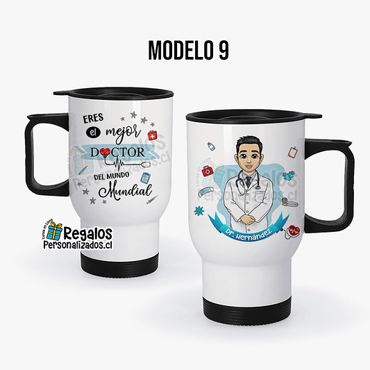 Mug térmico diseño Doctor 10