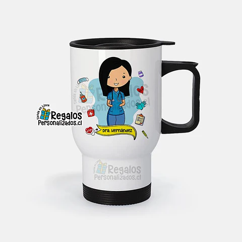 Mug térmico diseño Doctora