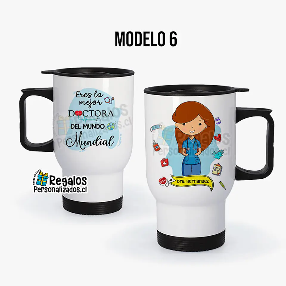 Mug térmico diseño Doctora 7