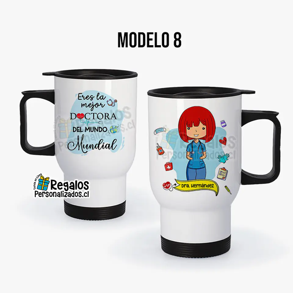 Mug térmico diseño Doctora 9