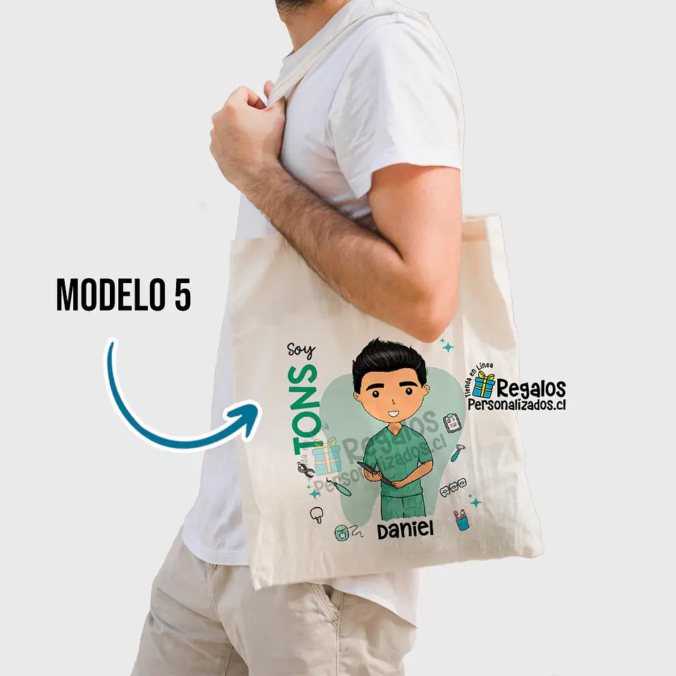 Bolsa diseño TONS varón 8