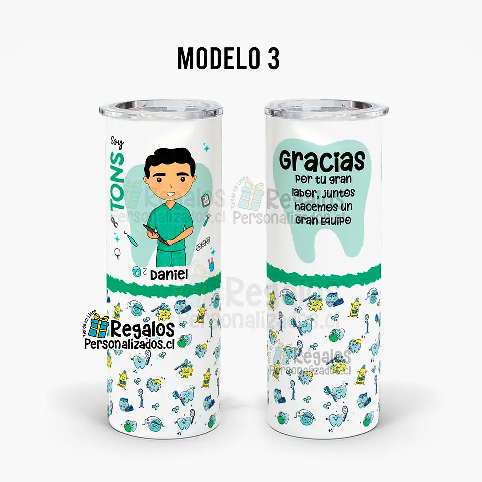 Vaso térmico skinny TONS Varón 6