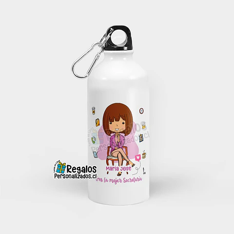Botella diseño Secretaria