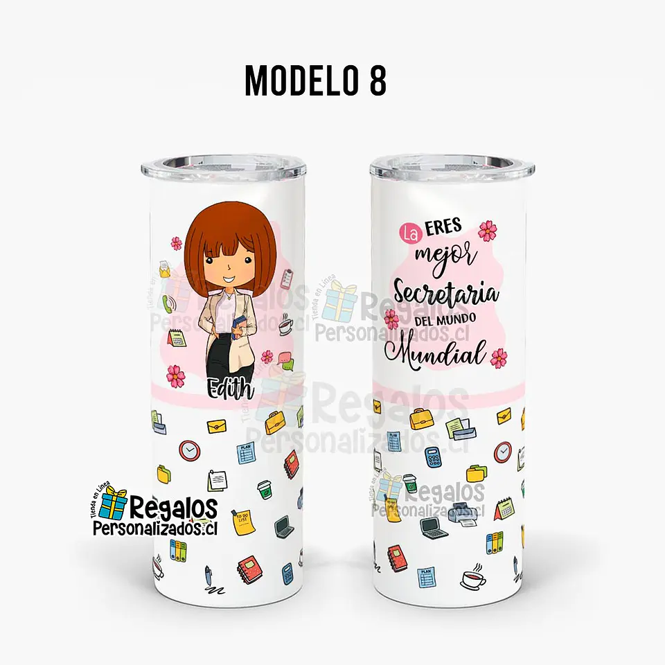 Vaso térmico skinny diseño Secretaria 11