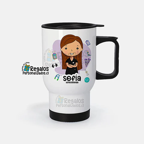 Mug térmico diseño Kinesióloga