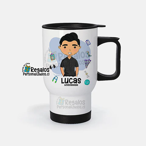 Mug térmico diseño Kinesiólogo