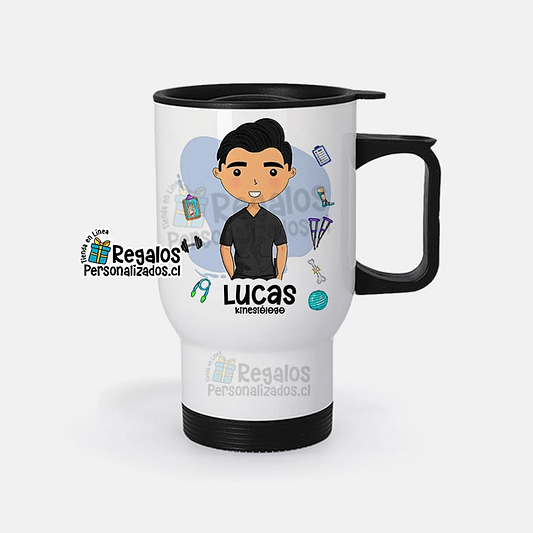 Mug térmico diseño Kinesiólogo 1