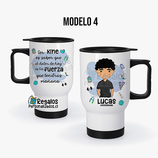 Mug térmico diseño Kinesiólogo 5