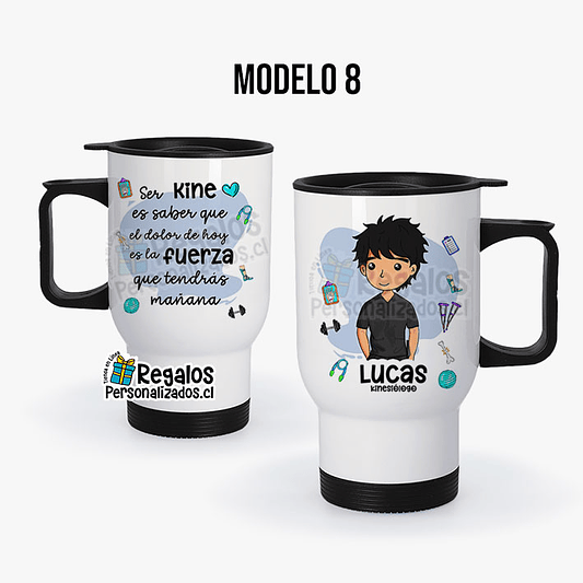 Mug térmico diseño Kinesiólogo 9