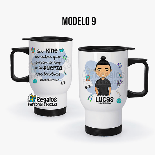 Mug térmico diseño Kinesiólogo 10