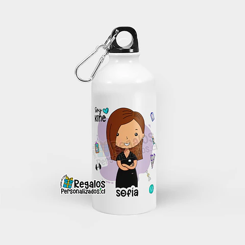 Botella diseño Kinesiologa