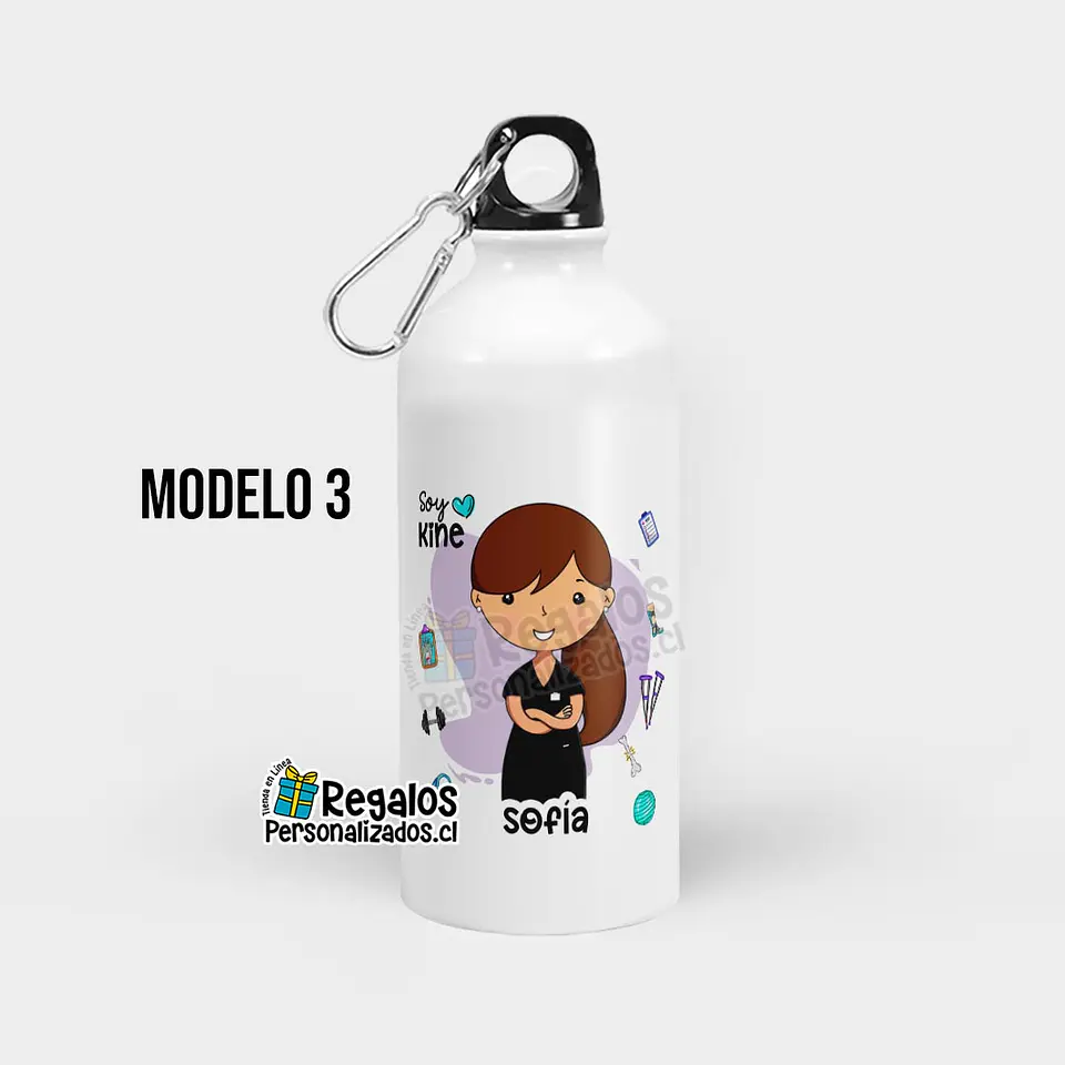 Botella diseño Kinesiologa 4