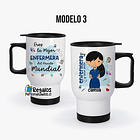 Mug térmico diseño Enfermera 4