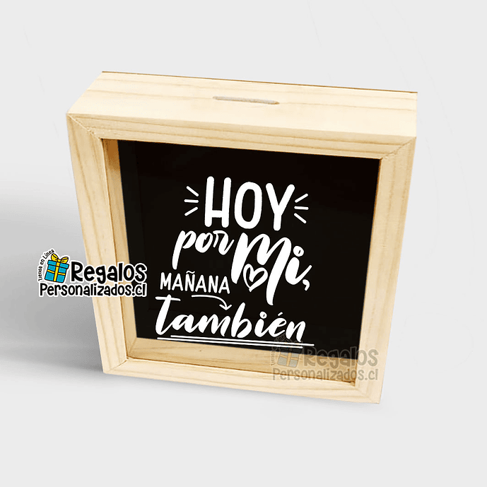 Alcancía frase personalizada 3