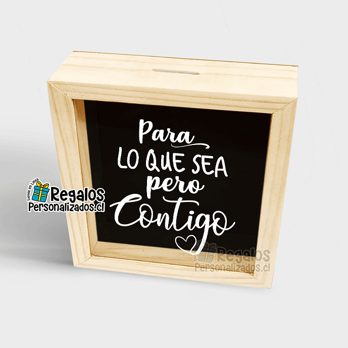 Alcancía frase personalizada 4