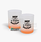 Set de 6 vasos de vidrio personalizados todos iguales - Miniatura 2