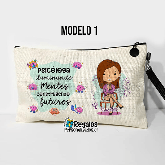 Estuche neceser diseño Psicóloga 4