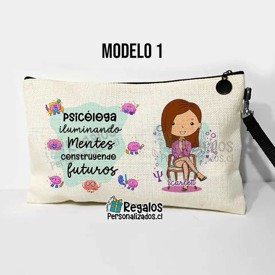 Estuche neceser diseño Psicóloga 4