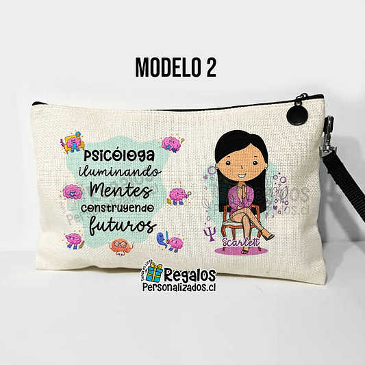 Estuche neceser diseño Psicóloga 5