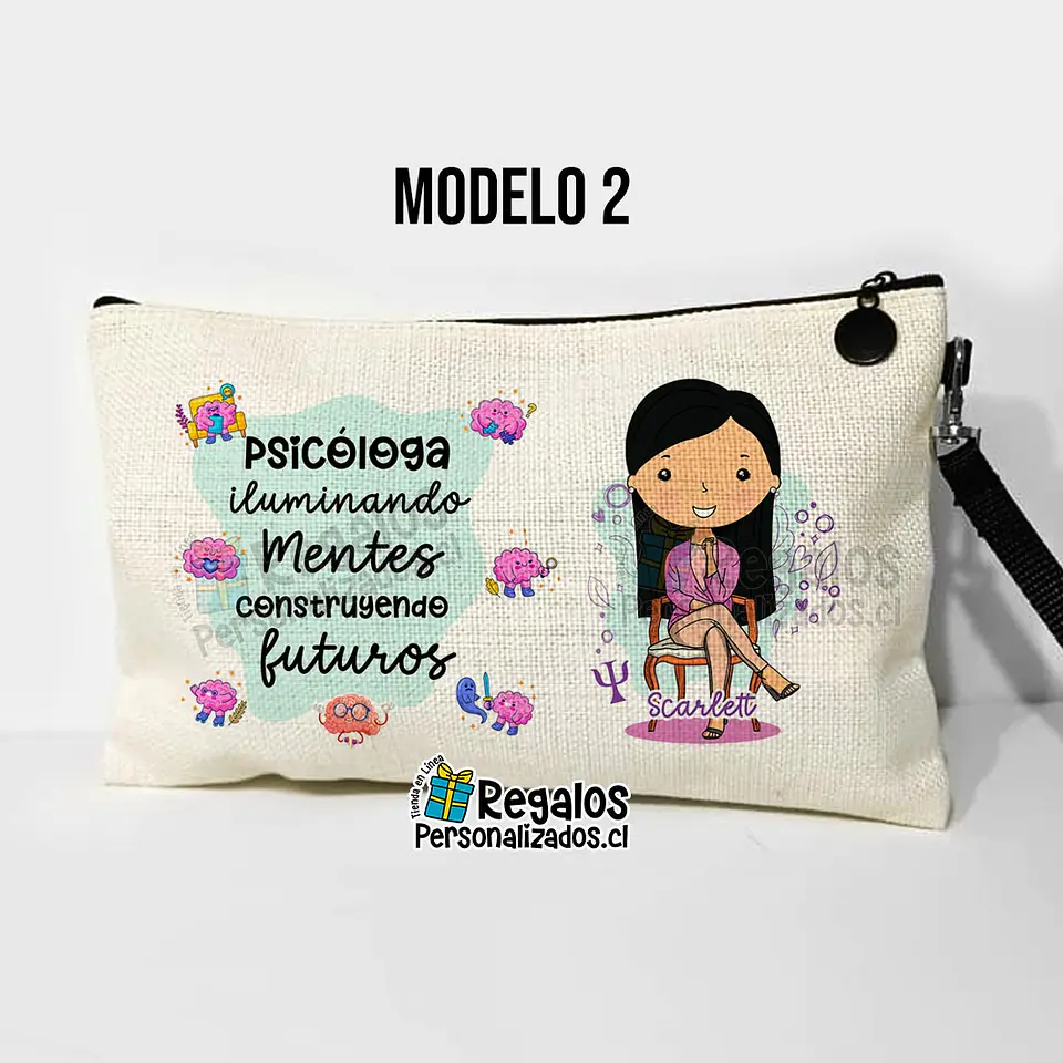 Estuche neceser diseño Psicóloga 5