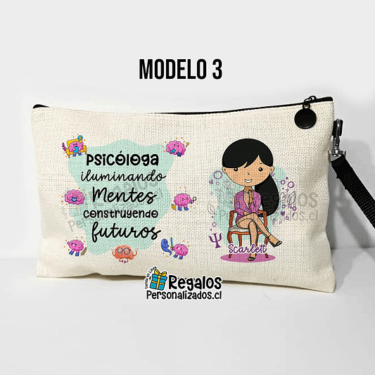 Estuche neceser diseño Psicóloga 6