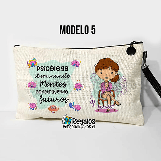 Estuche neceser diseño Psicóloga 8