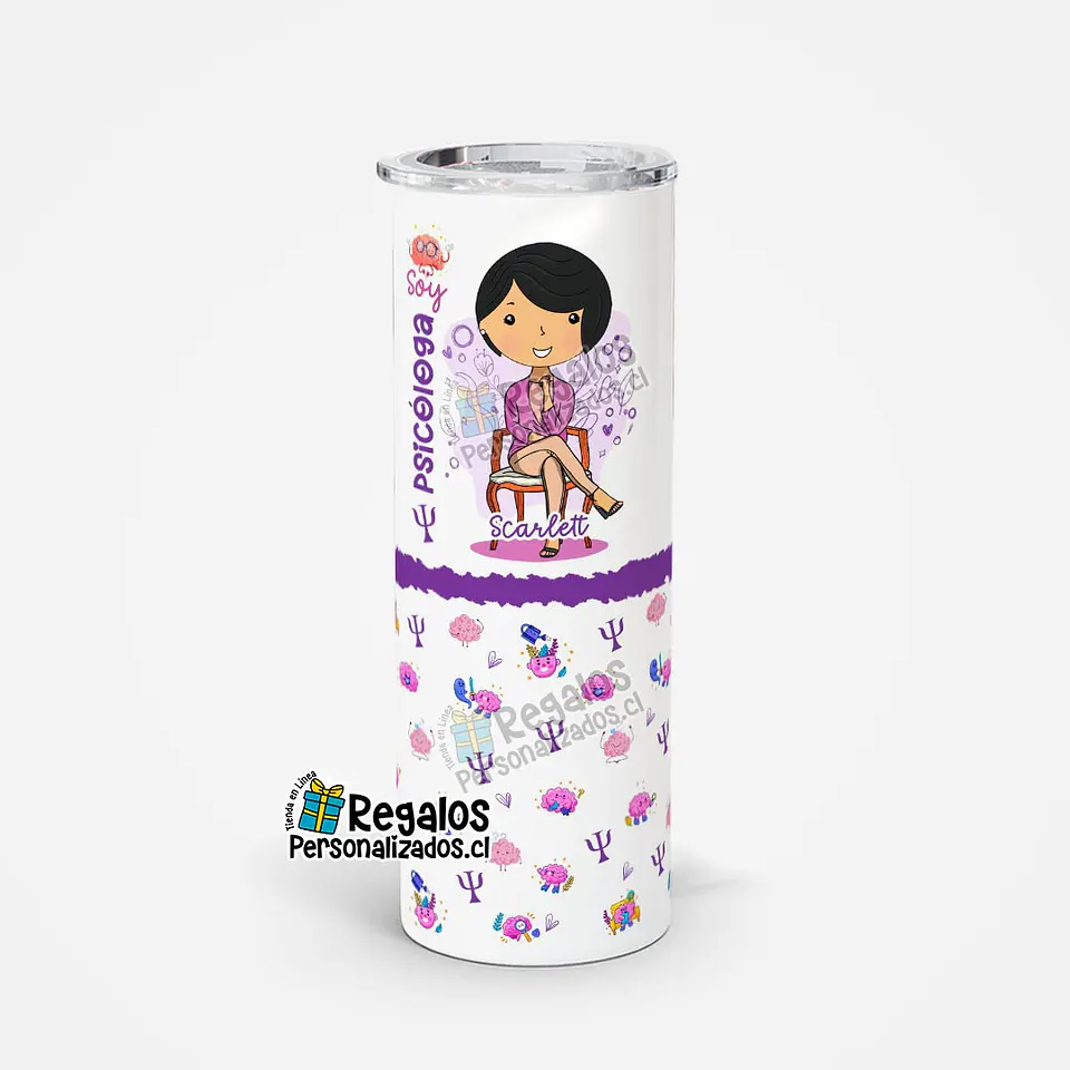 Vaso térmico skinny Psicóloga 1