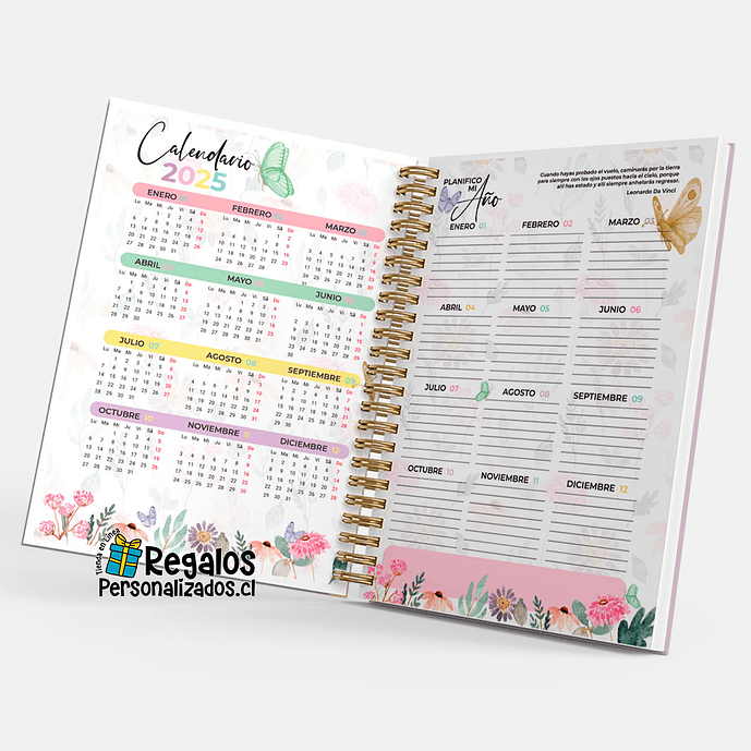 Agenda 2025 vuela alto diseño personalizado 3