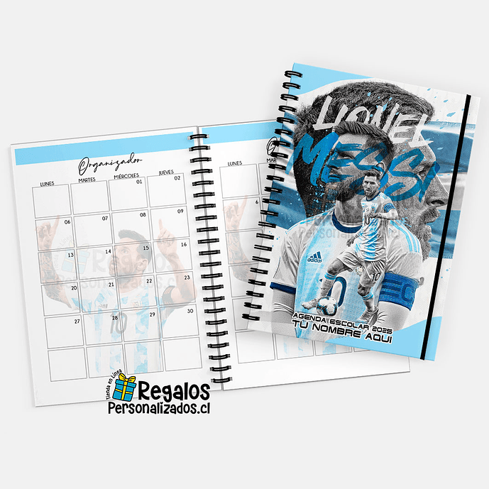 Agenda escolar Messi 1