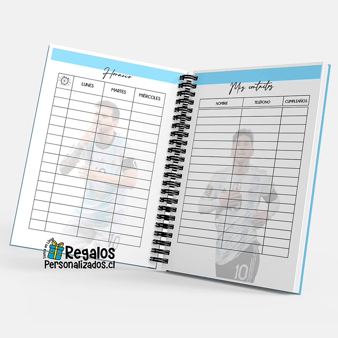 Agenda escolar Messi 6