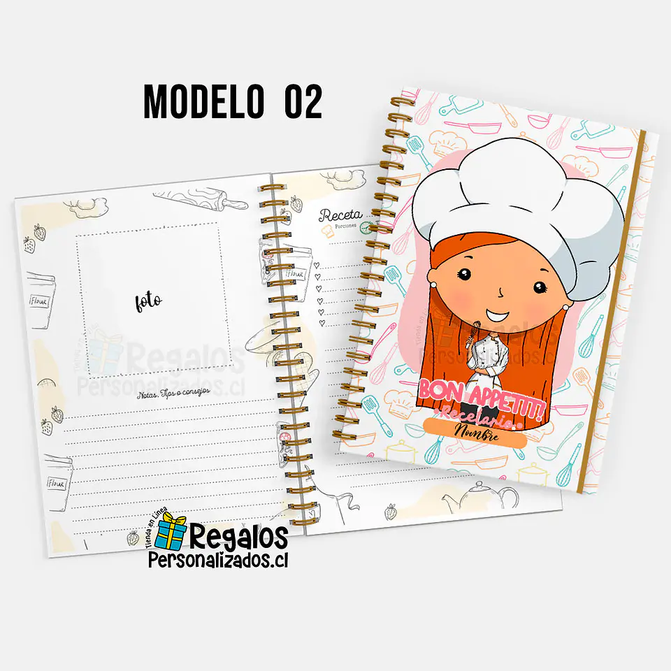 Recetario Chef mujer 6