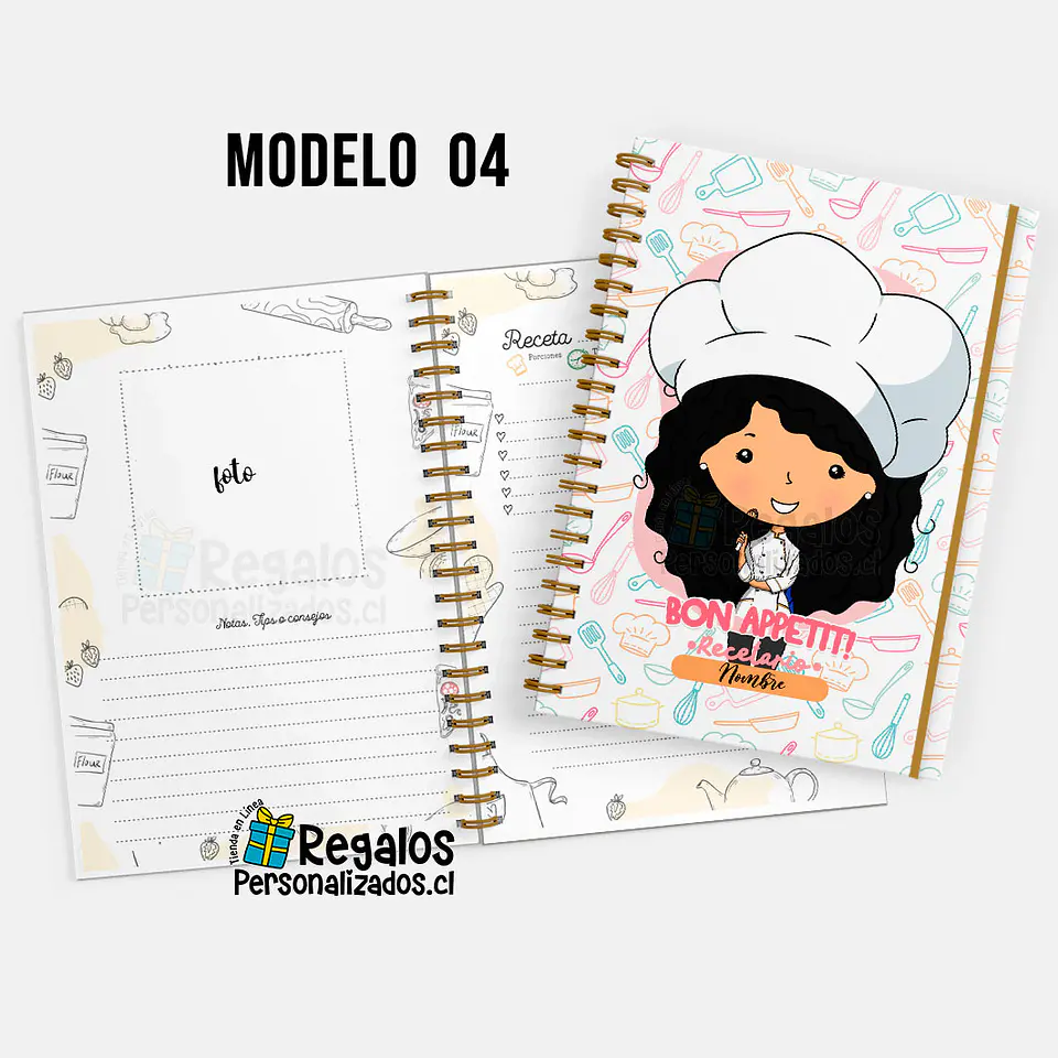 Recetario Chef mujer 8