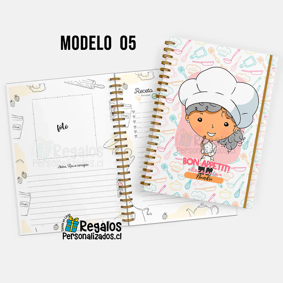 Recetario Chef mujer 9