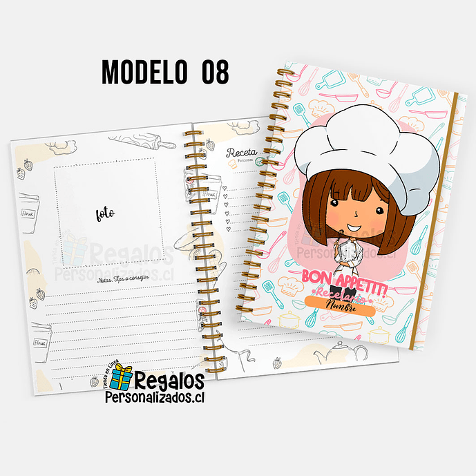 Recetario Chef mujer 12