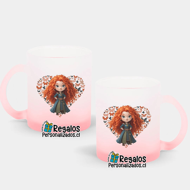 Taza empavonada base roja personalizada 4