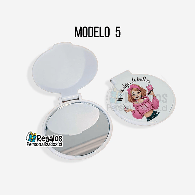 Espejo de bolsillo con diseño dia de la Mujer 6