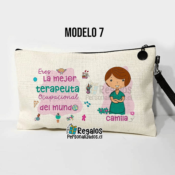 Estuche neceser diseño Terapeuta Ocupacional M 10