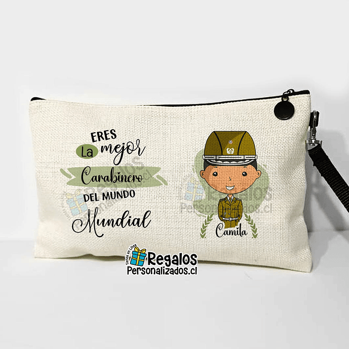 Estuche neceser diseño carabinera 1