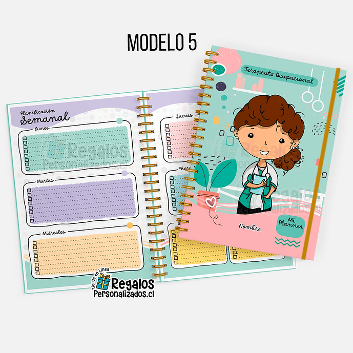 Agenda planer Terapeuta Ocupacional Mujer 10