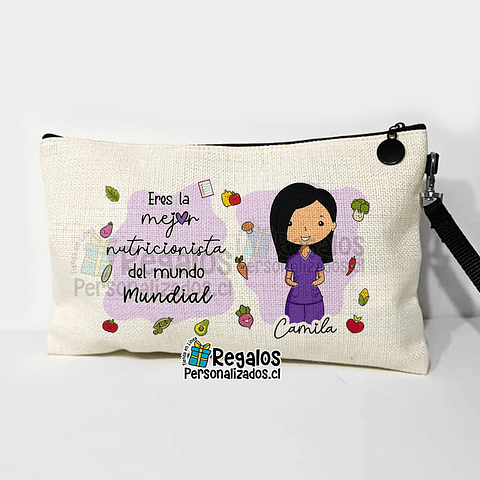 Estuche neceser diseño Nutricionista