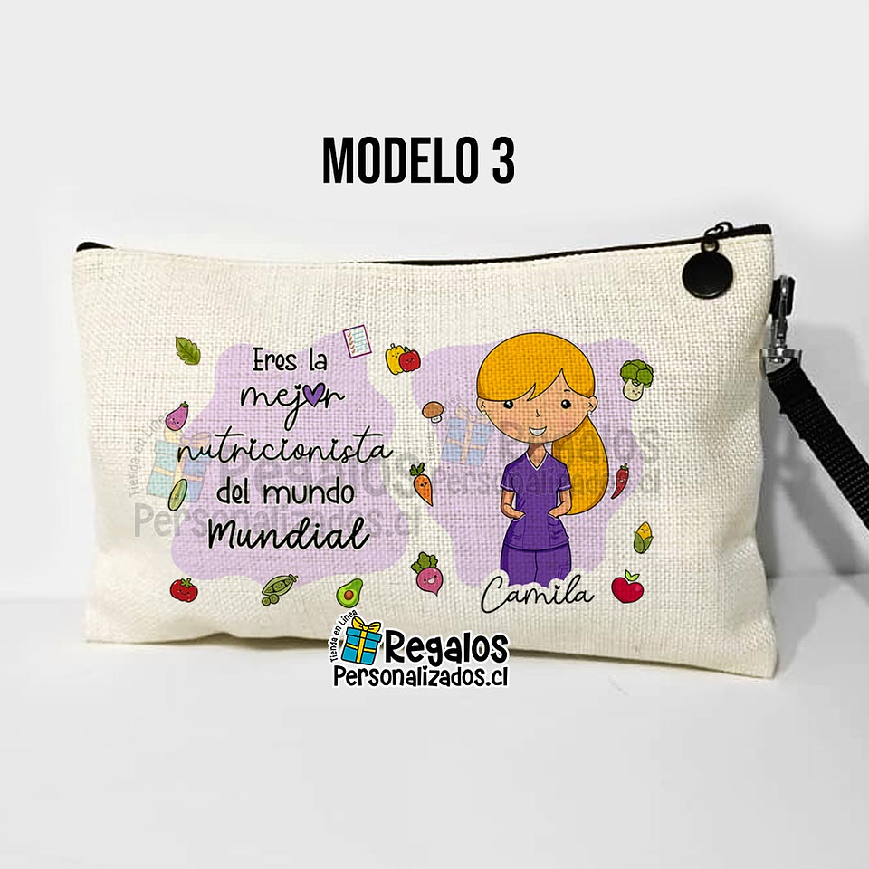Estuche neceser diseño Nutricionista 7