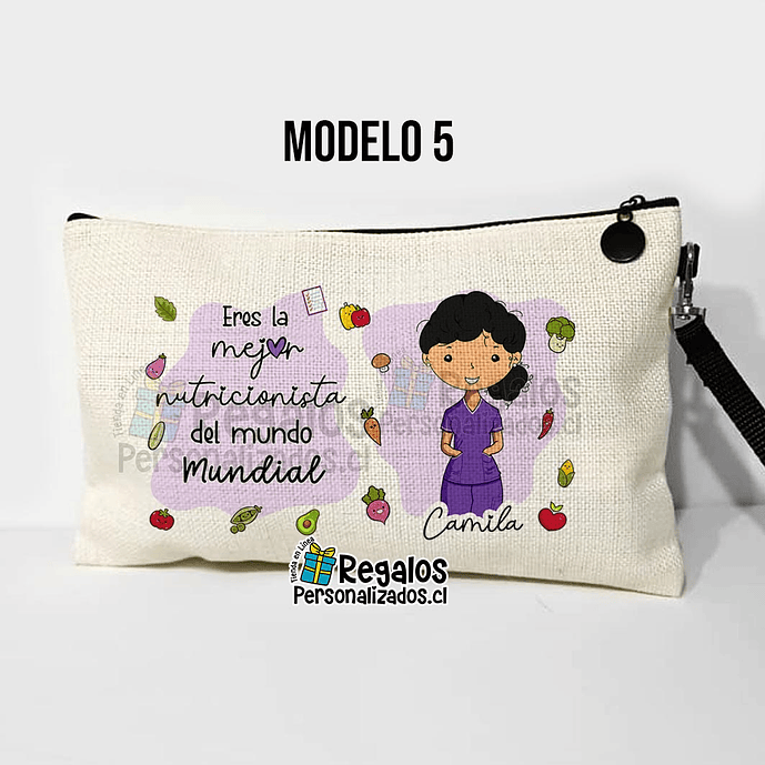 Estuche neceser diseño Nutricionista 9