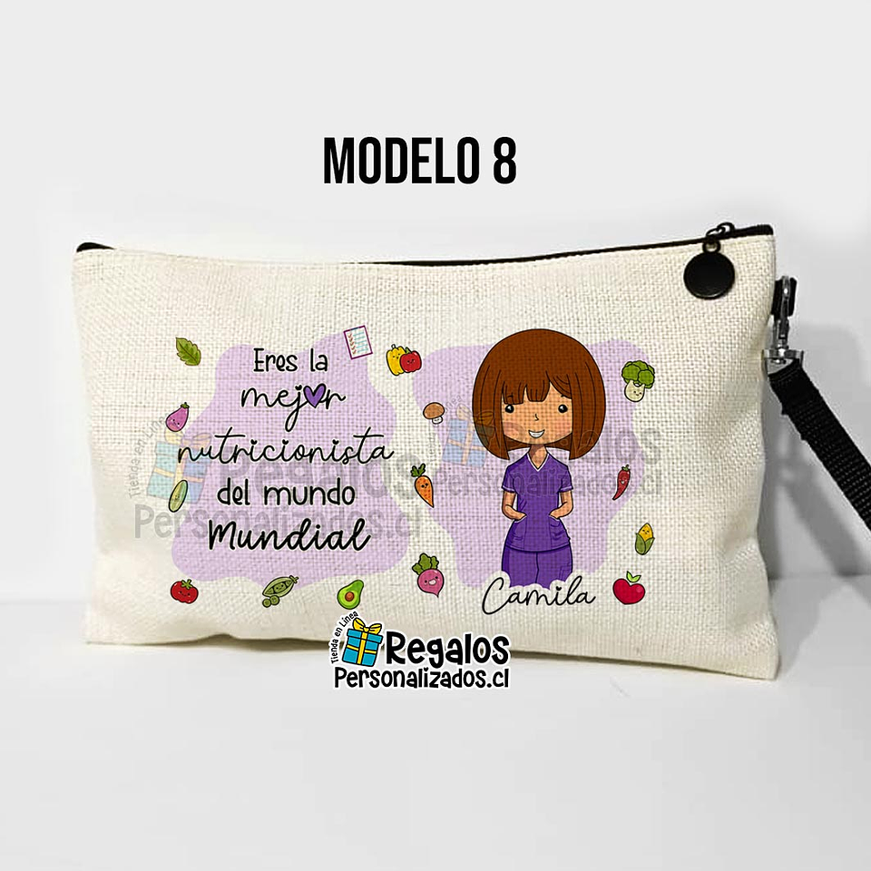 Estuche neceser diseño Nutricionista 12