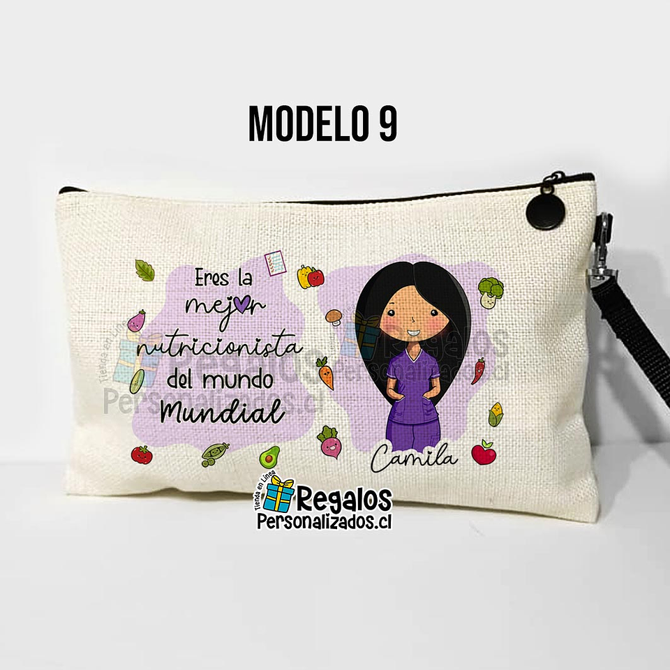 Estuche neceser diseño Nutricionista 13