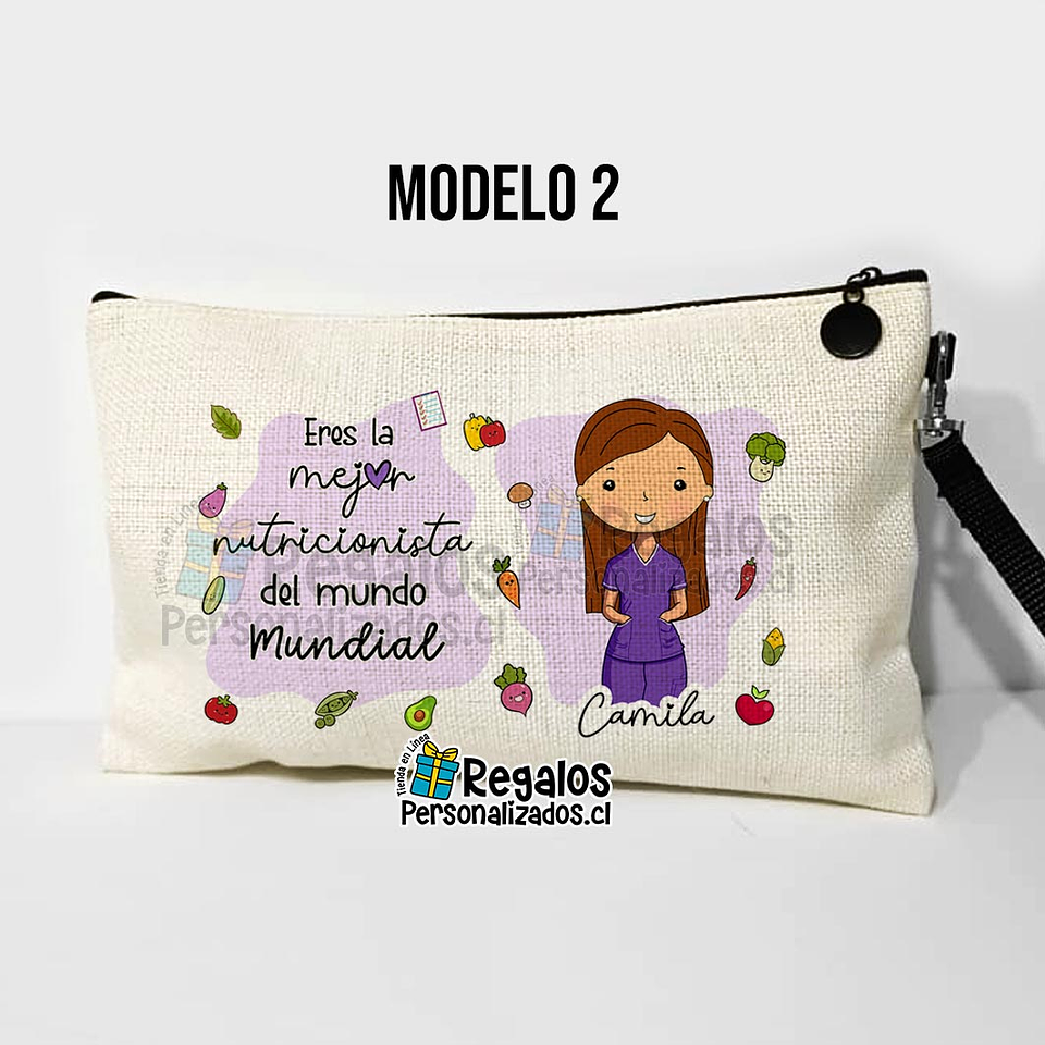 Estuche neceser diseño Nutricionista 6