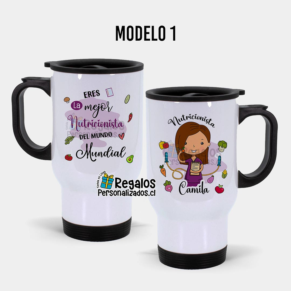 Mug térmico diseño Nutricionista 2