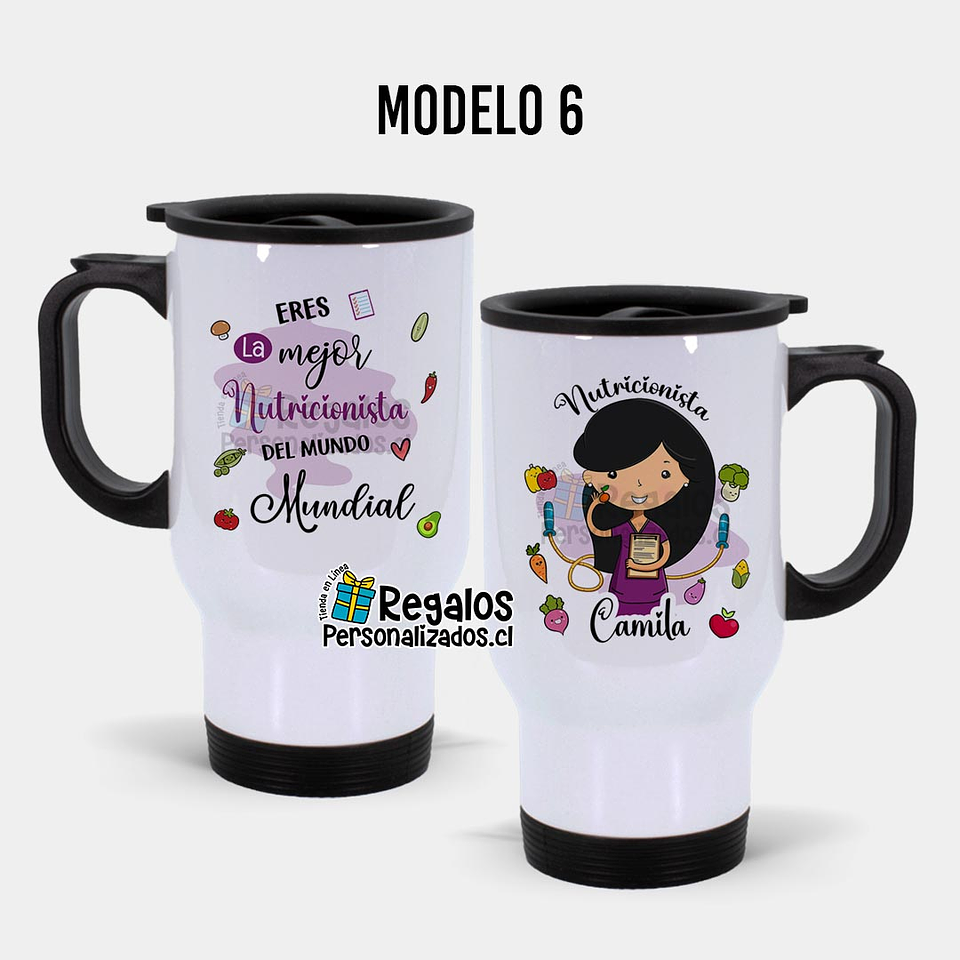 Mug térmico diseño Nutricionista 7
