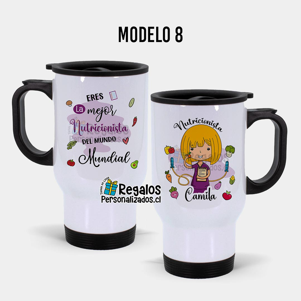 Mug térmico diseño Nutricionista 9